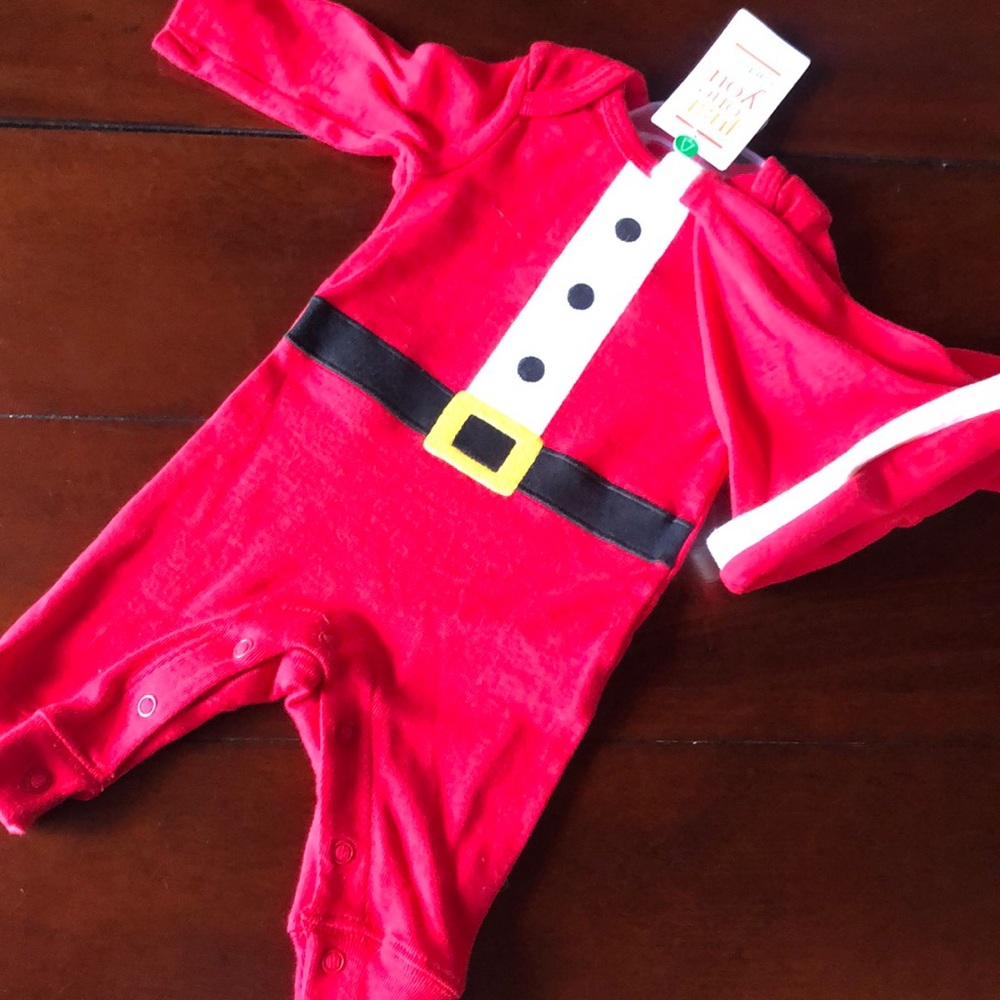 Santa Christmas Pajamas Newborn